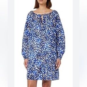 Blue Floral Simply Styled Dress